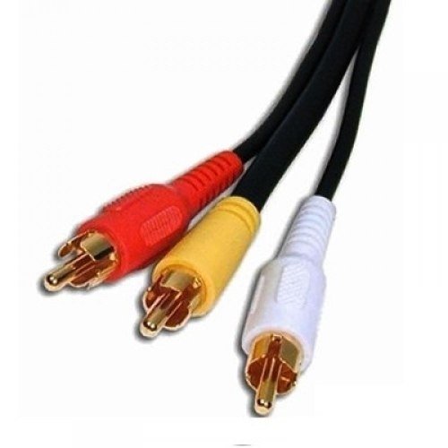Cabo 3RCA - 2 Metros 