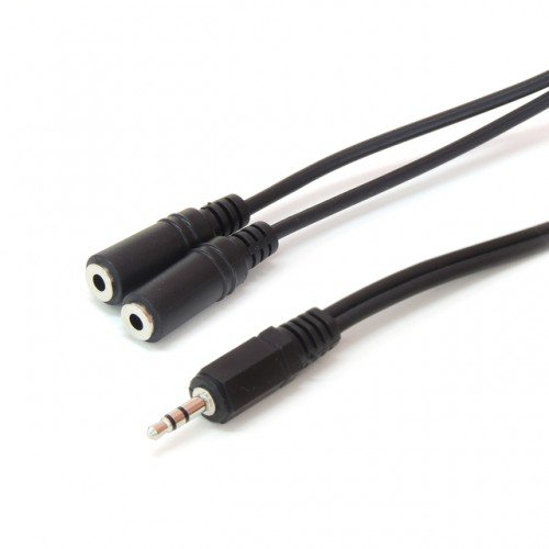  Cabo P2 Stereo x 2 JACK J2 Stereo - 3 Metros 