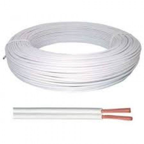 Fio paralelo 2x20AWG ( 2x0,50mm) branco