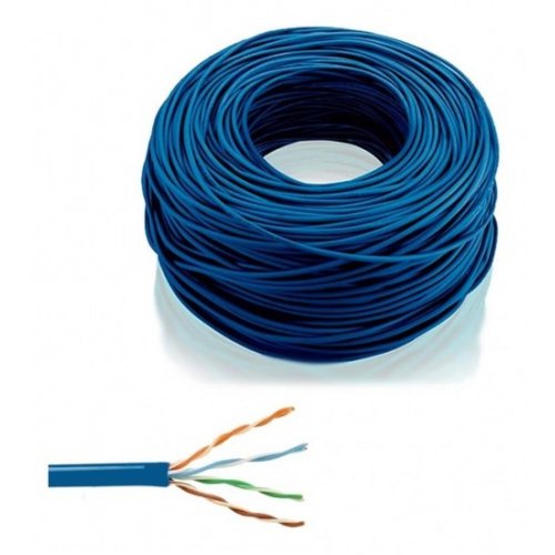 Cabo de rede 4 pares CAT6 - azul