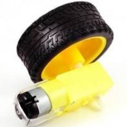 Roda + Motor 6VDC
