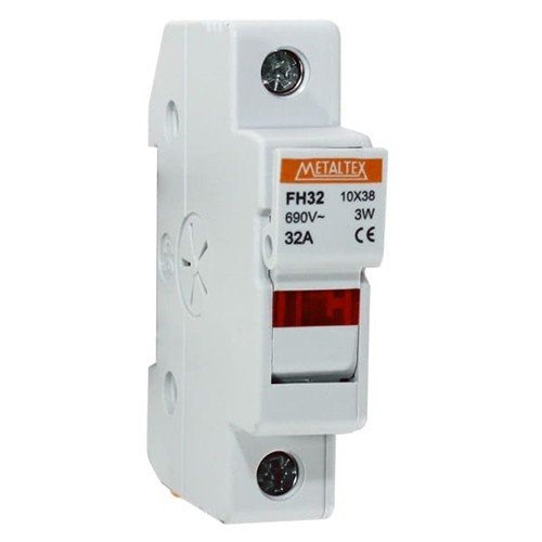 Porta Fusvel 10x38mm 1 Polo 32A FH321