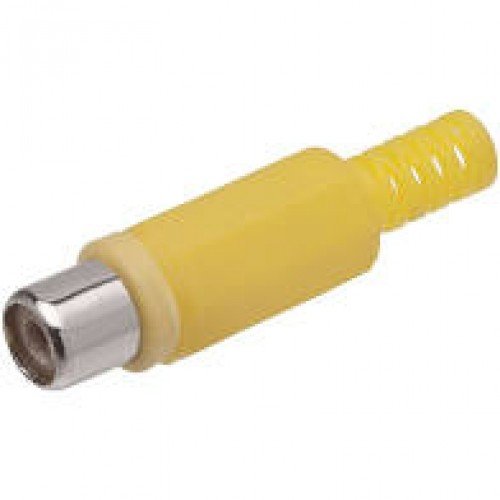 Plug jack RCA plstico fmea