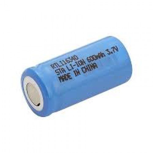 Bateria 3,7V 600MAH 16340 recarregvel