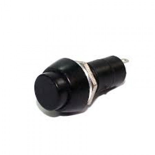 Chave Push Button sem reteno preto