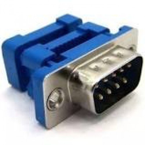 Conector DB-9 macho para flat cable