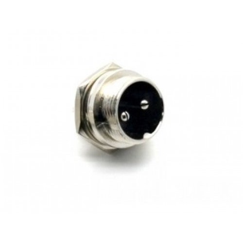 Conector Circular Macho 2 Vias