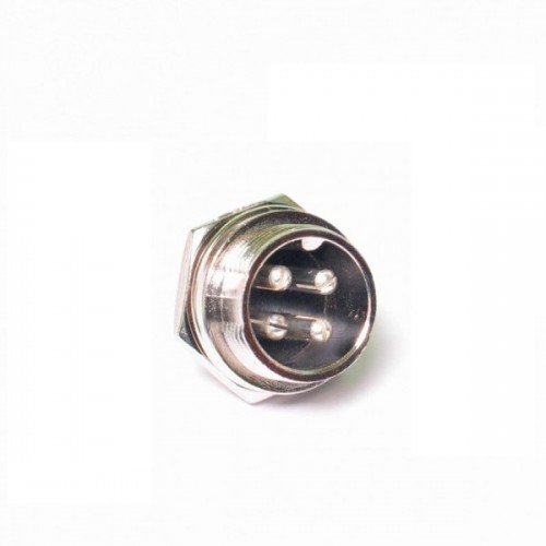Conector Circular Macho 4 Vias