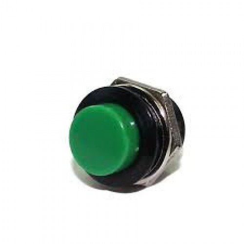 Chave Push button sem reteno R13 507 verde