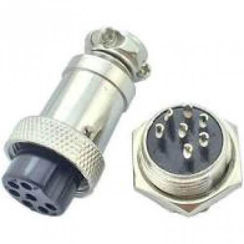 Conector circular 7 vias