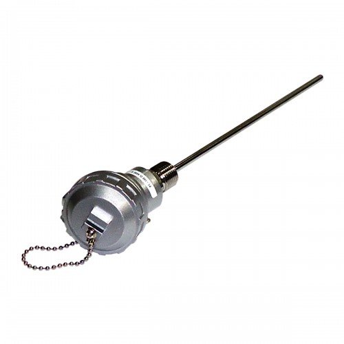 TERMOPAR PT100 C/CABECOTE PQ HASTE 200MM/6MM ROSCA 1/2 BSP