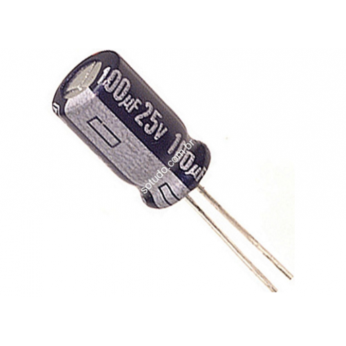 CAP. ELET. 100uf x 25V