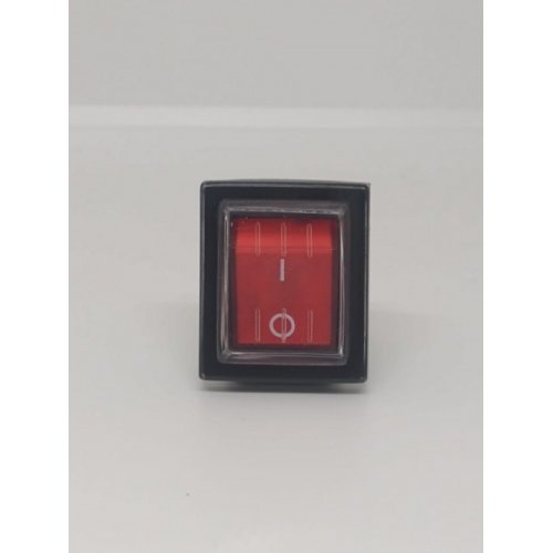 CHAVE 2 POSIES ILUMINADA C/CAPA SILICONE VERMELHA RS-201-1