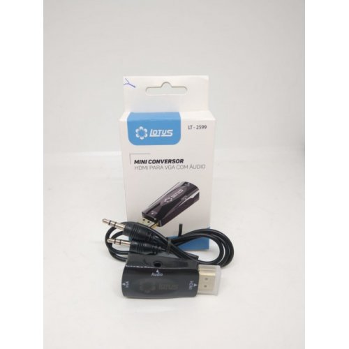 Conversor HDMI para VGA + udio - 9219