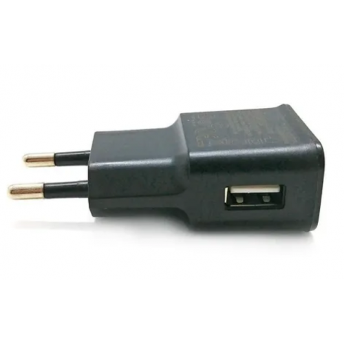 CARREGADOR PAREDE USB 5V 2,1A - PRETO