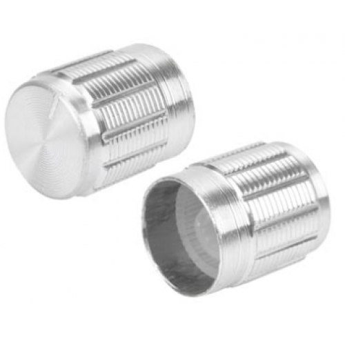 KNOB METALICO PRATA 6MM