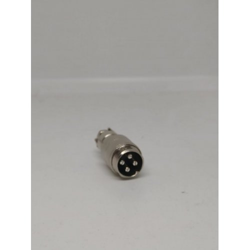 CONECTOR CIRCULAR MIKE 04 VIAS MACHO P/CABO-3162A