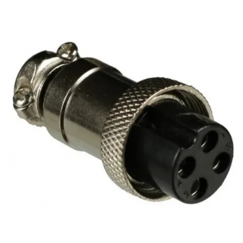 CONECTOR CIRCULAR 4 VIAS FEMEA