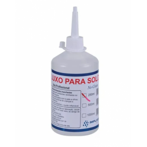 FLUXO P/SOLDAGEM 250ML IMPLASTEC