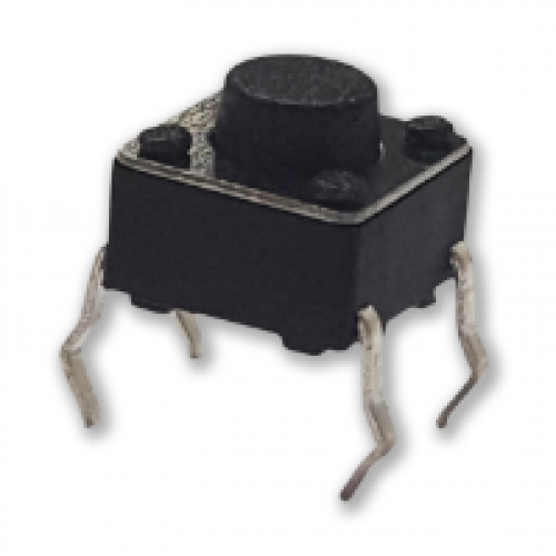 CHAVE TACT SMD 4,3MM 6X6MM