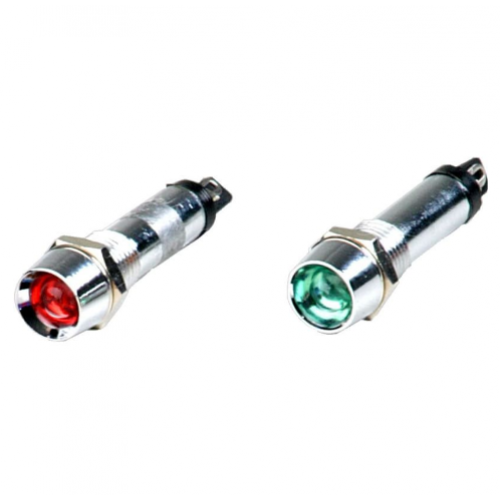 SINALEIRO LED 8MM 24V LARANJA TPN-087LO