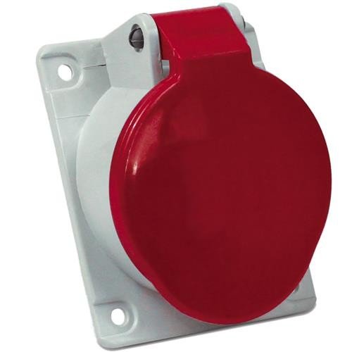 TOMADA EMBUTIR INCLINADA 32A- IP44 3P+T+N 6H-380/440V - 2333